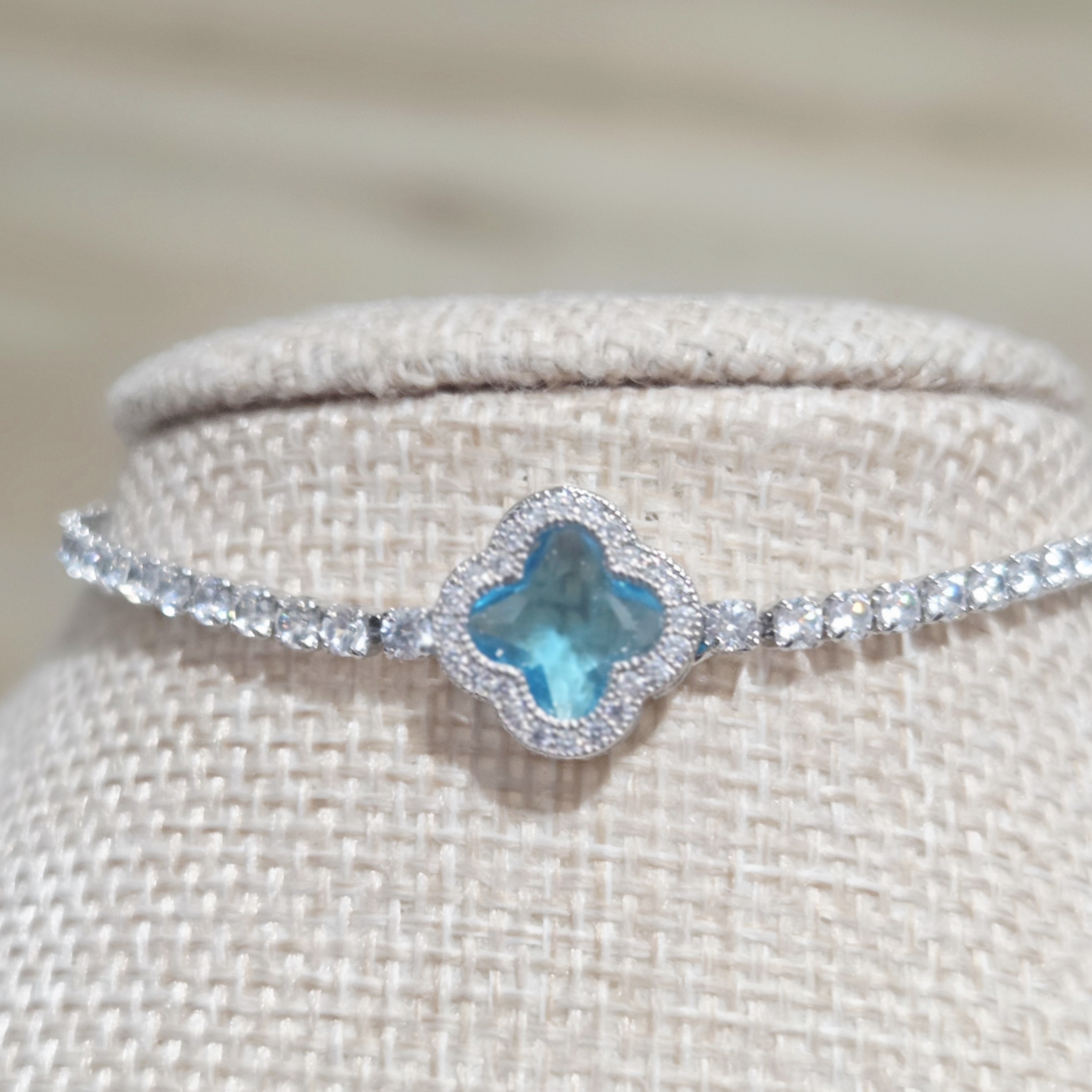 Blue Clover Bracelet 15$